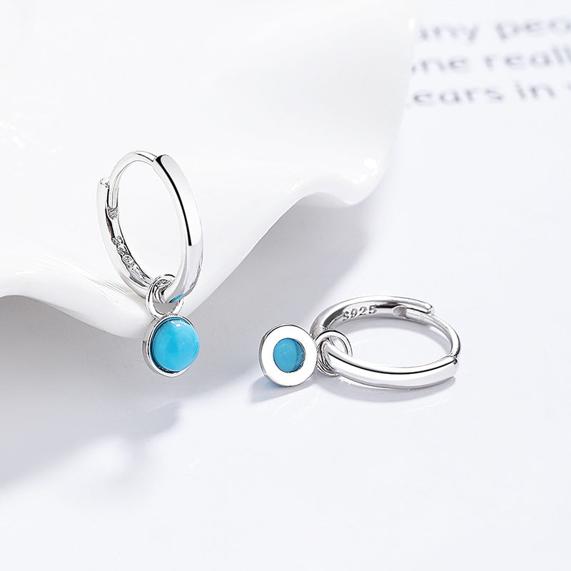 Personalized Turquoise Drop Earrings for Women