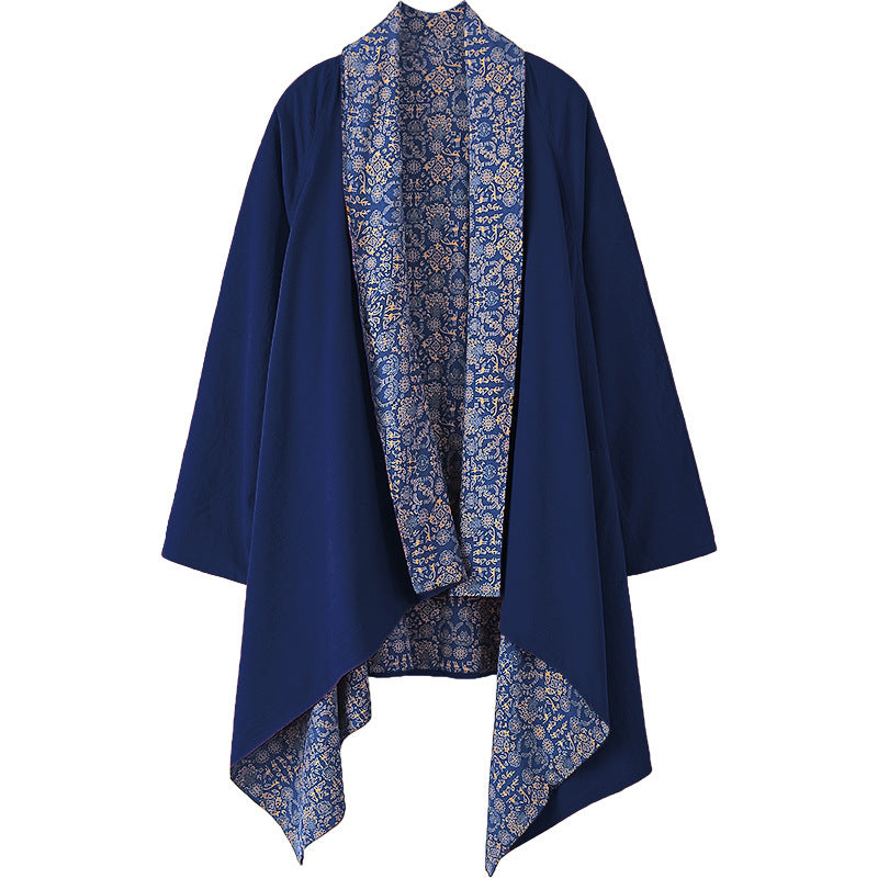 Ethnic-style Daoist Robe Cotton-linen Vintage Casual Coat