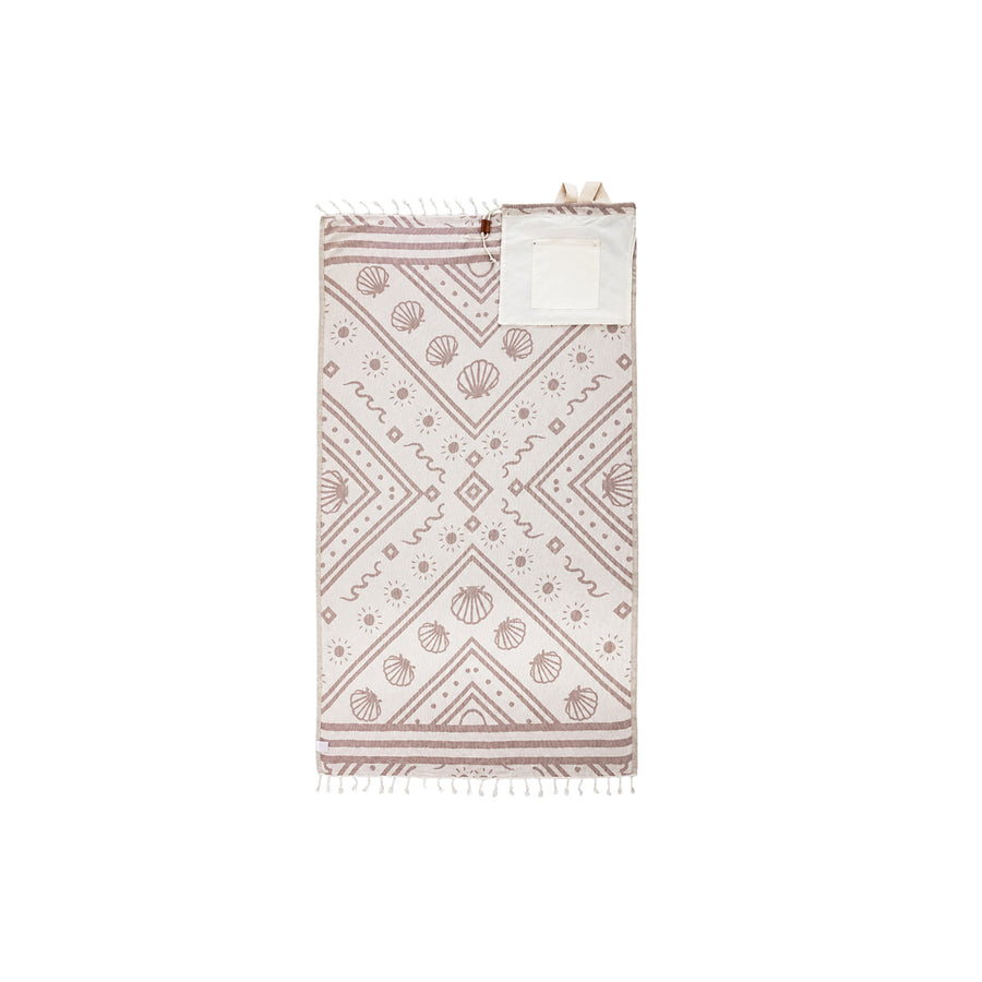 Dual-Purpose Organic Cotton Towel Bag for Home Office Storage