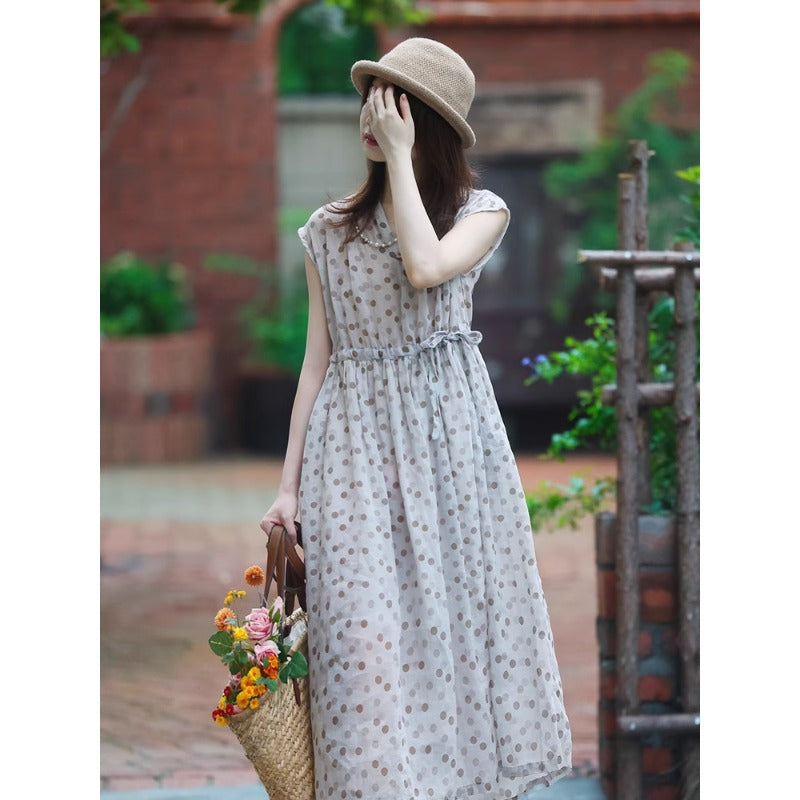 Womens Fashionable Retro Floral Dress for Effortless Style