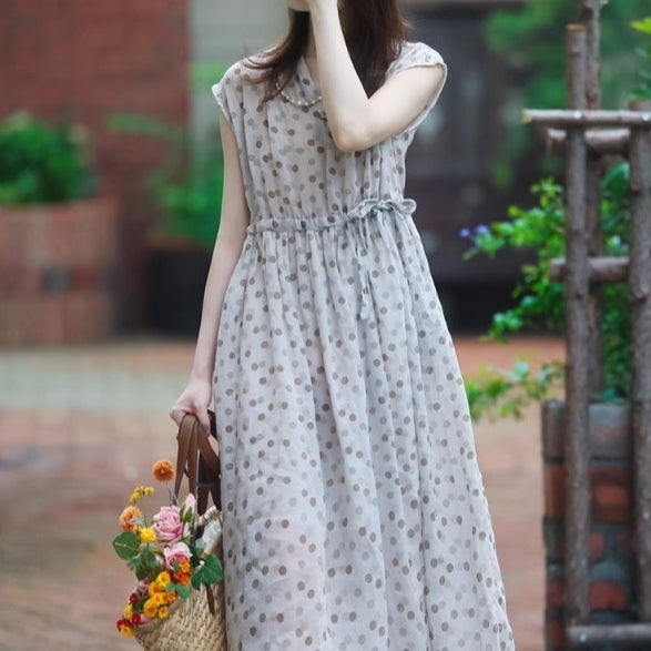 Womens Fashionable Retro Floral Dress for Effortless Style