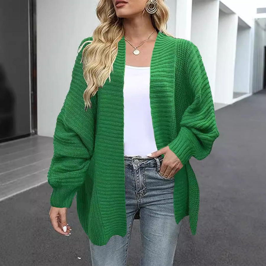 Womens Loose-Fit Knitted Cardigan Sweater Coat