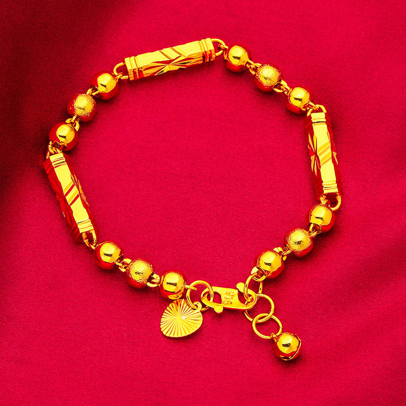 Womens Fashion Hexagonal Beaded Bracelet - Trendy Tennis Style