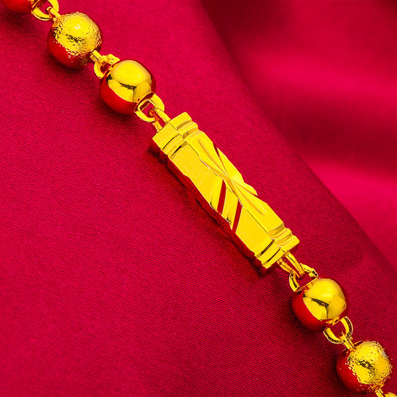 Womens Fashion Hexagonal Beaded Bracelet - Trendy Tennis Style