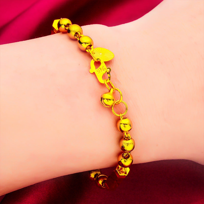 Womens Fashion Hexagonal Beaded Bracelet - Trendy Tennis Style