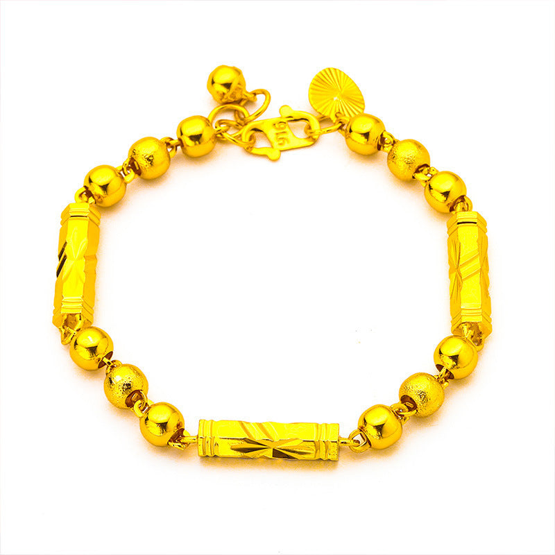 Womens Fashion Hexagonal Beaded Bracelet - Trendy Tennis Style