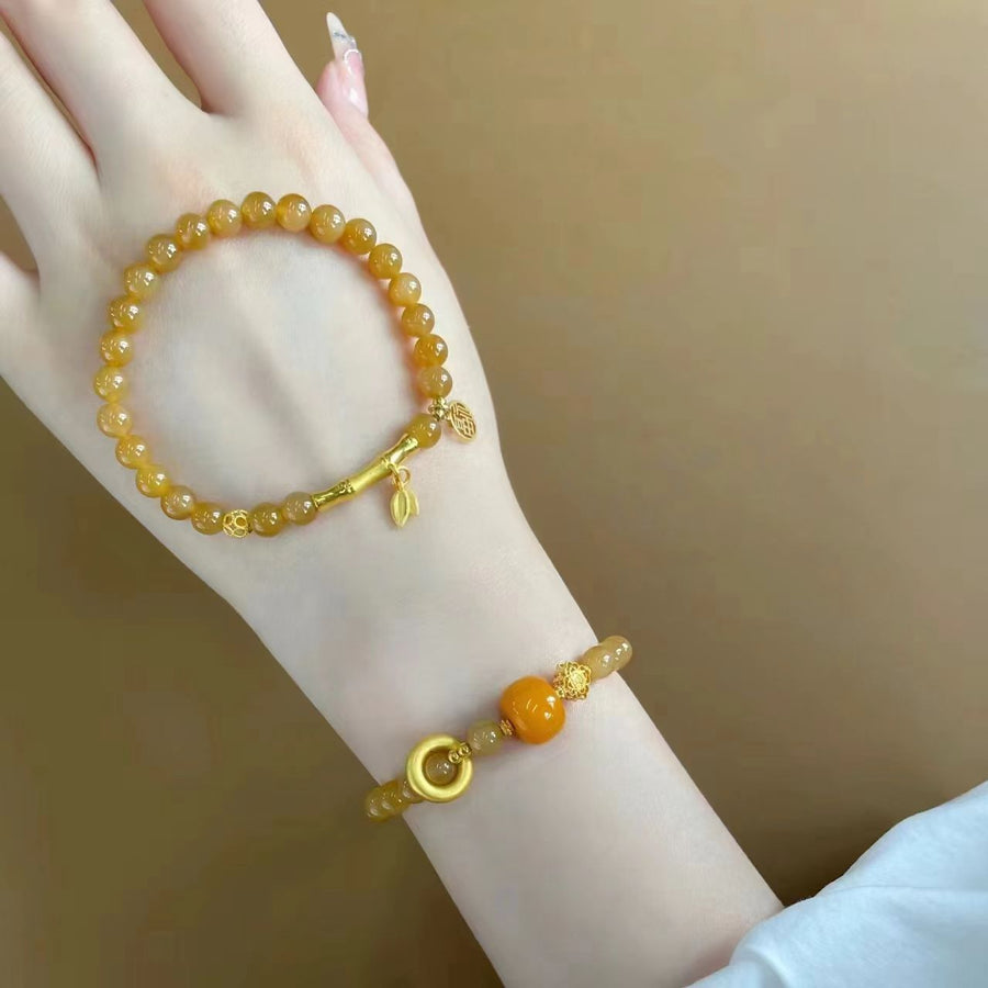 New Vintage-style Bamboo-link Bracelet for Women - Tennis Bracelet