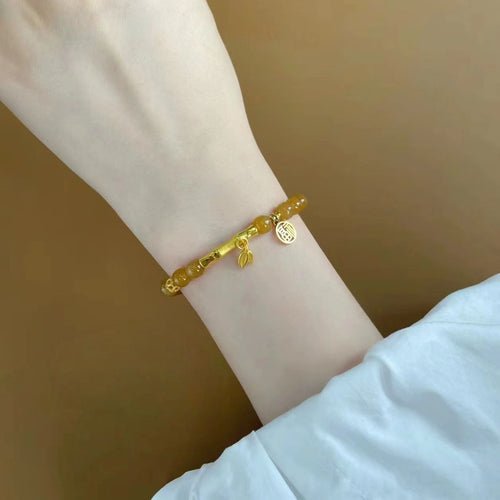 New Vintage-style Bamboo-link Bracelet for Women - Tennis Bracelet