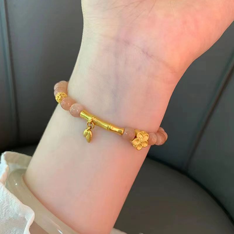 New Vintage-style Bamboo-link Bracelet for Women - Tennis Bracelet