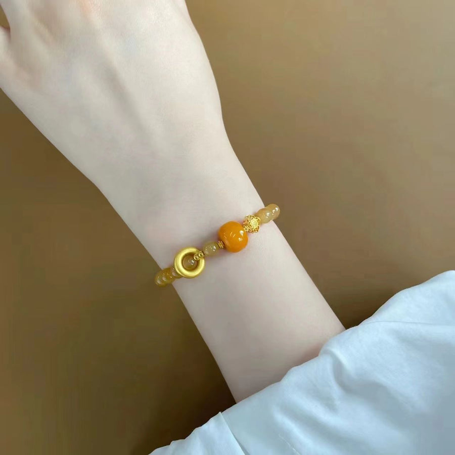 New Vintage-style Bamboo-link Bracelet for Women - Tennis Bracelet