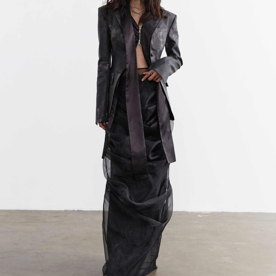 Stylish Two-Piece Midi Skirt for Versatile Outfits