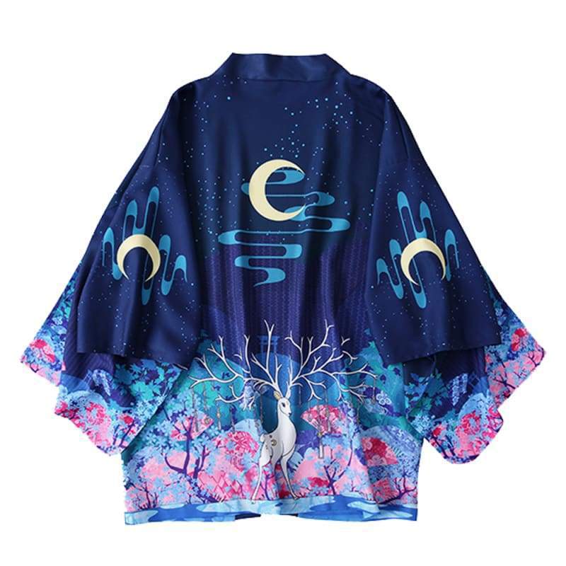 Cross Border Best Selling Ukiyo E Style Denim Jacket