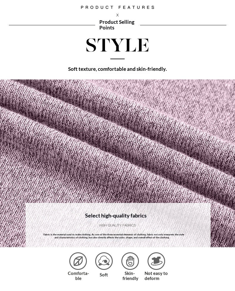 Shiying New Round-neck Solid-color Sleeveless Pants