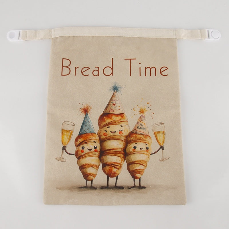 Double-layered Reusable Beeswax Bread Bag for Freshness