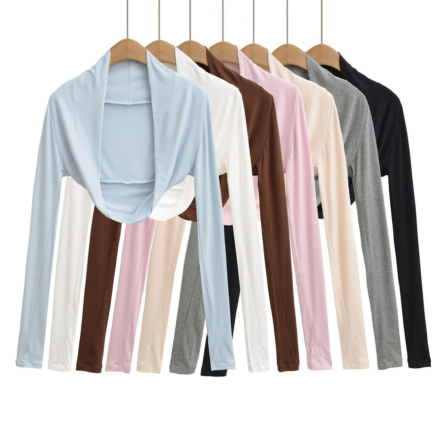 Stylish Shrug Short Cape Cardigan for Sun Protection