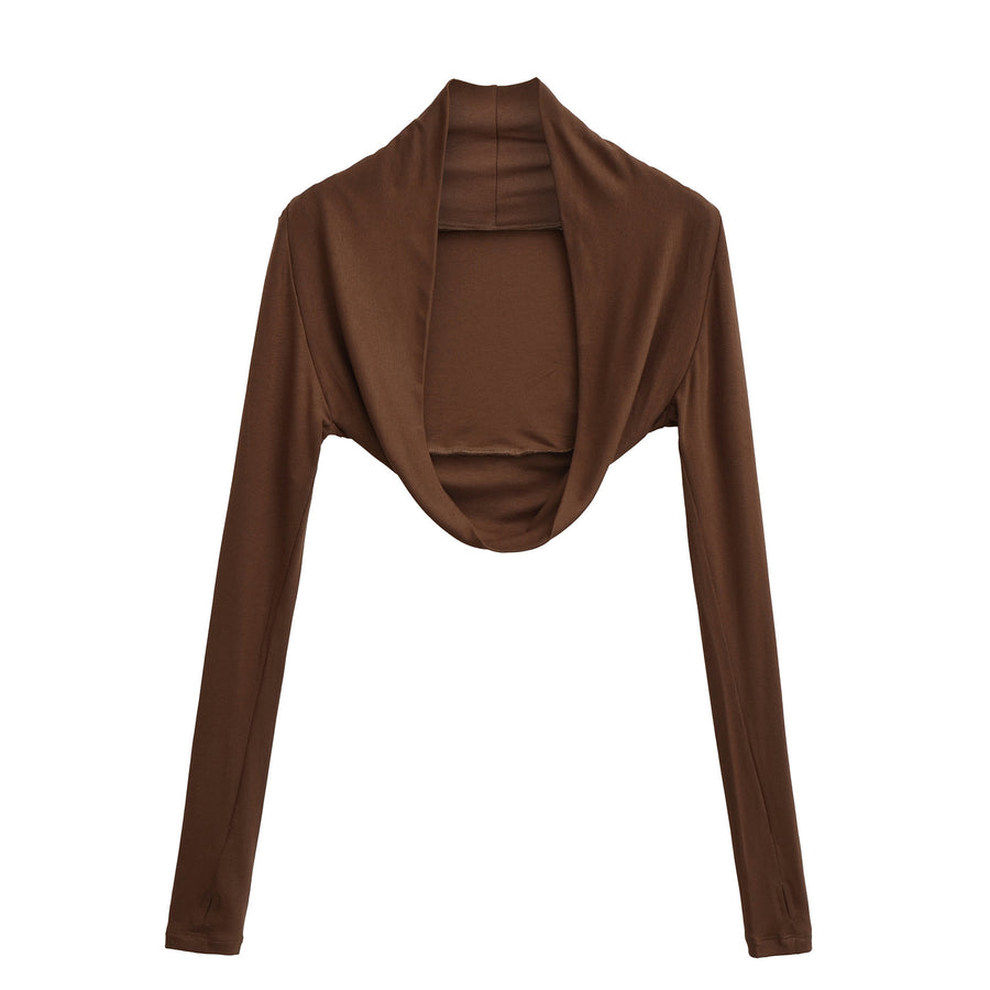 Stylish Shrug Short Cape Cardigan for Sun Protection