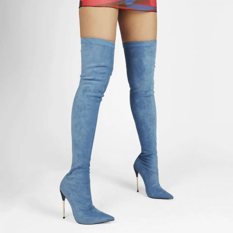 Cross-border Foreign Trade Women's Autumn Winter Suede Boots
