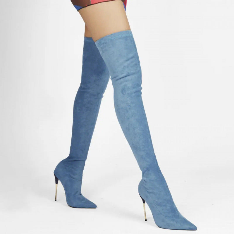 Cross-border Foreign Trade Women's Autumn Winter Suede Boots