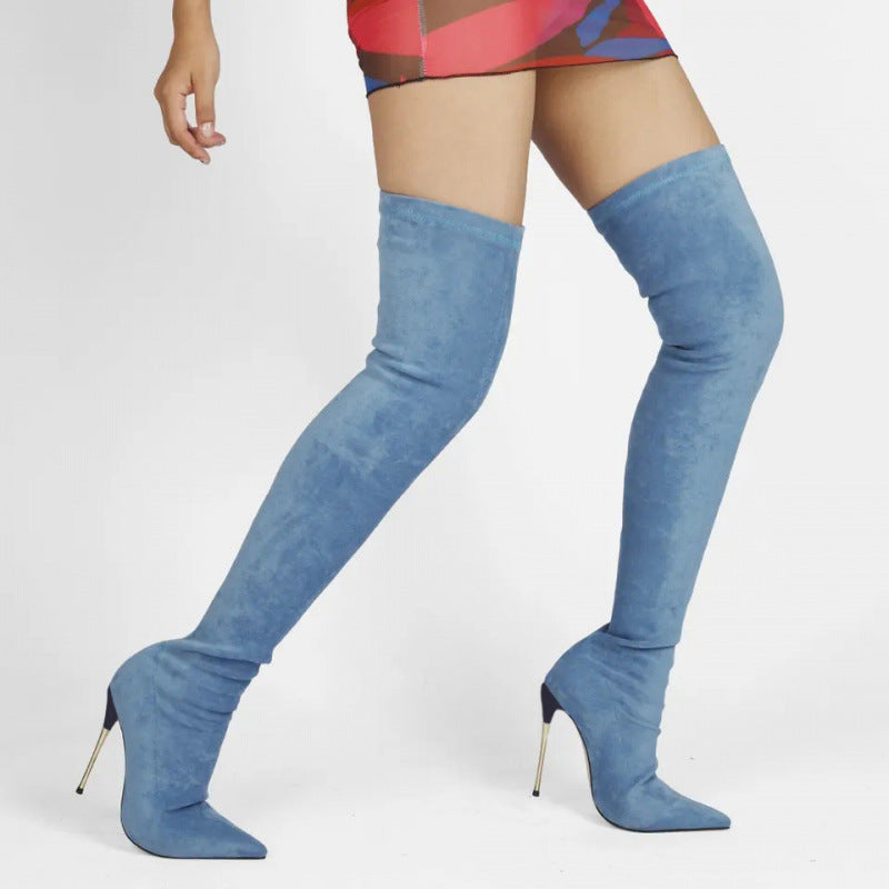 Cross-border Foreign Trade Women's Autumn Winter Suede Boots