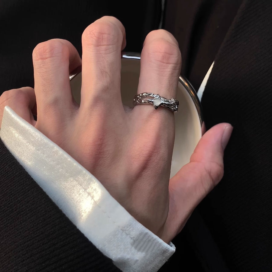 Affordable Luxury Irregular Open Adjustable Ring - Statement Ring