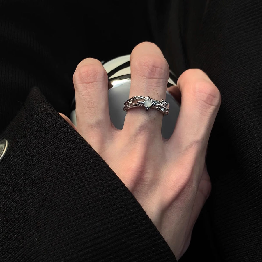 Affordable Luxury Irregular Open Adjustable Ring - Statement Ring