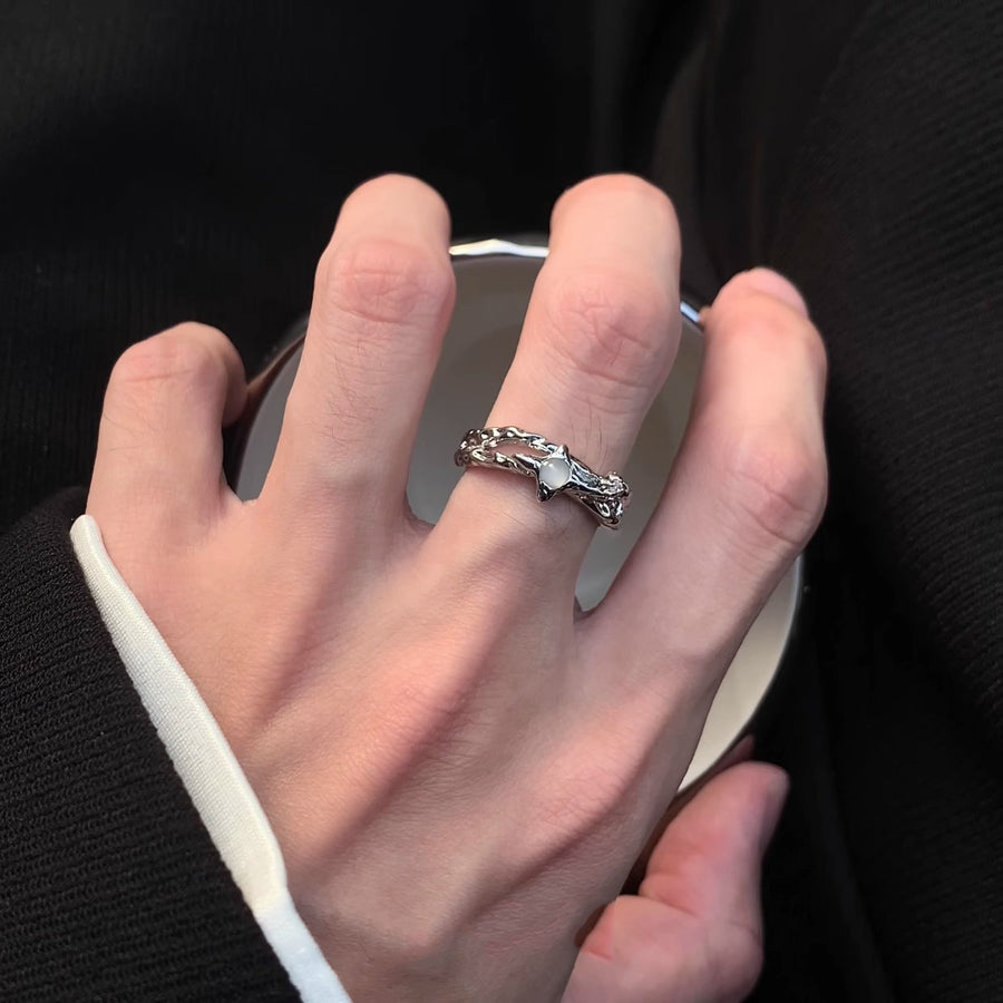 Affordable Luxury Irregular Open Adjustable Ring - Statement Ring