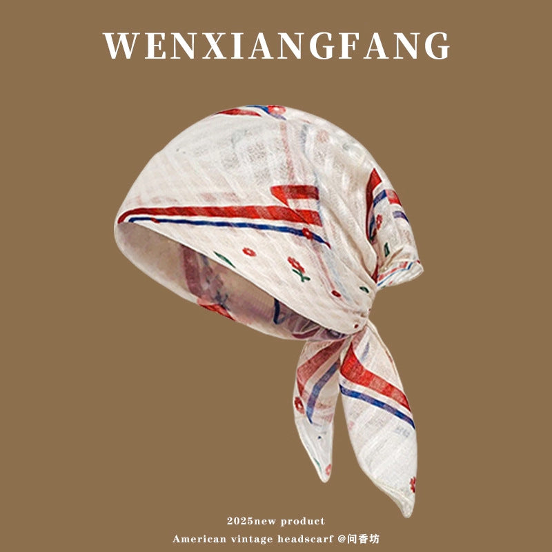 Retro Headscarf for Women - Summer Dress Style Accessory