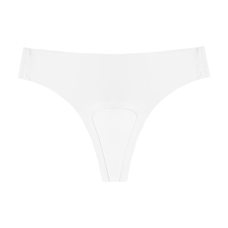 Plus-size Ice-silk Seamless Women's Sports Yoga Panties