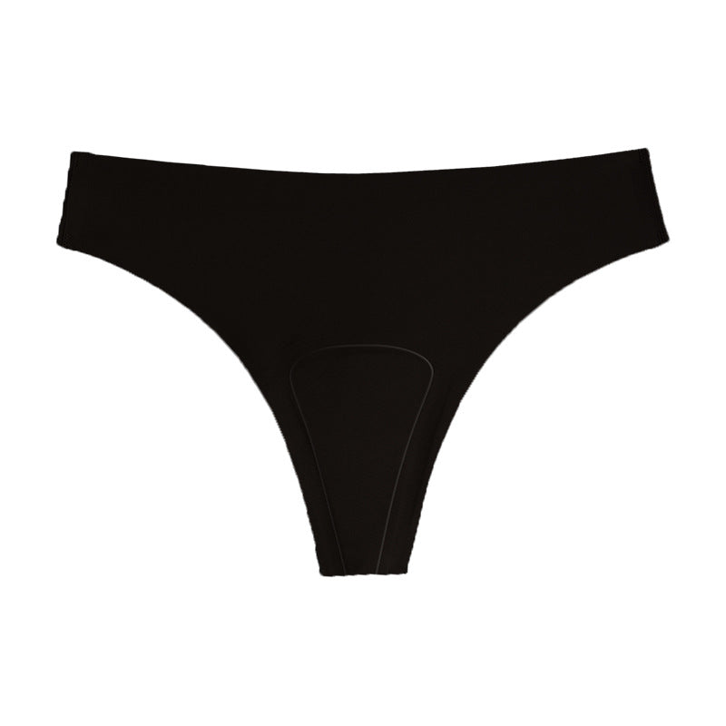 Plus-size Ice-silk Seamless Women's Sports Yoga Panties