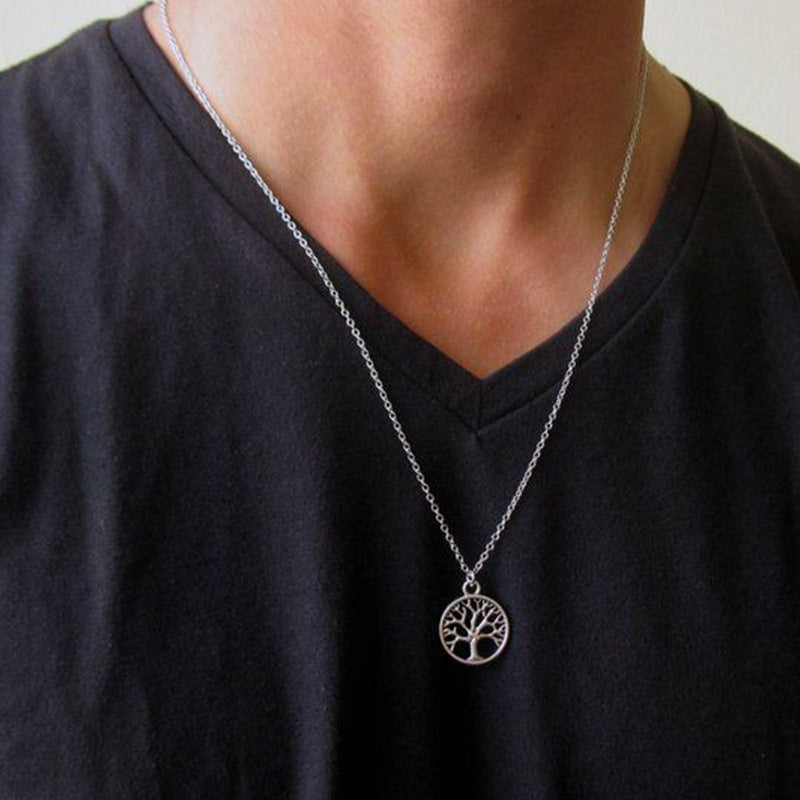 Vintage Tree of Life Pendant Necklace for Women