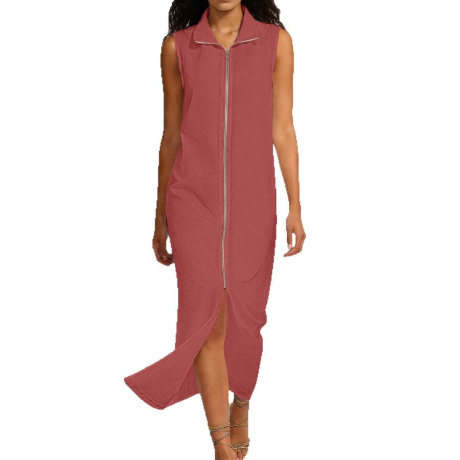 Elegant Plus-Size Sleeveless Tank Dress for Effortless Style