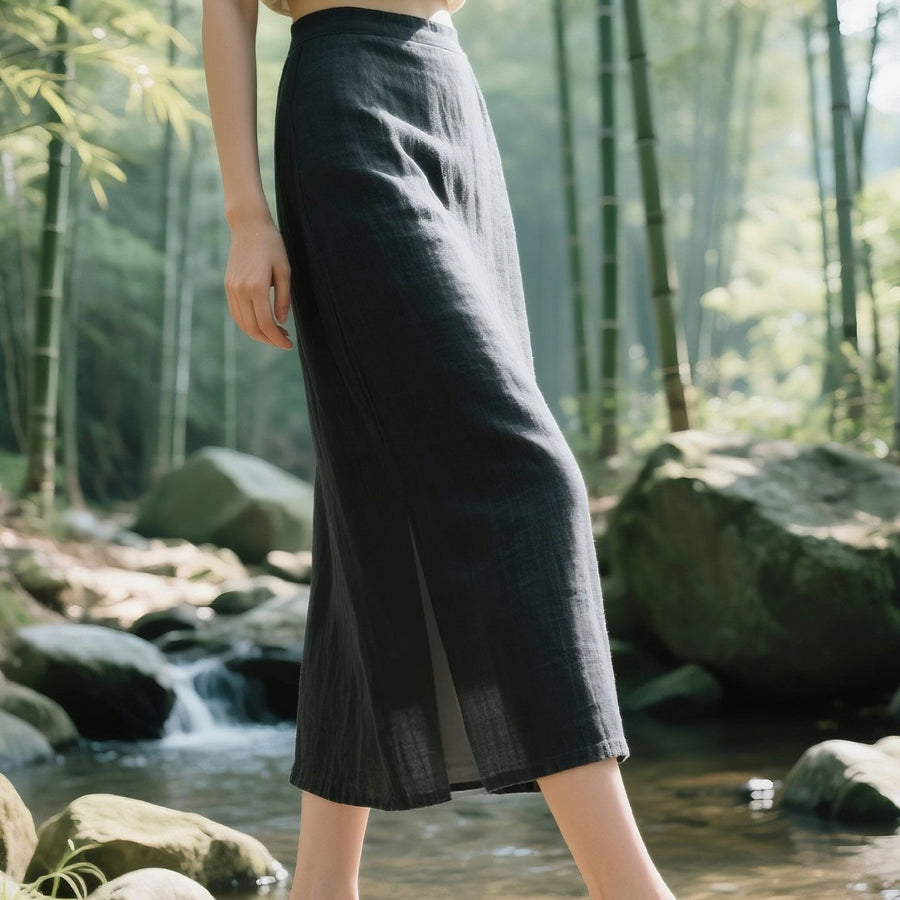 Summer Thin Straight Mid-length Dress for Women - Stylish & Chic