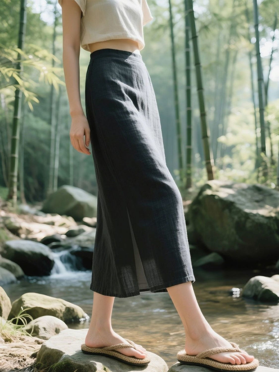 Summer Thin Straight Mid-length Dress for Women - Stylish & Chic