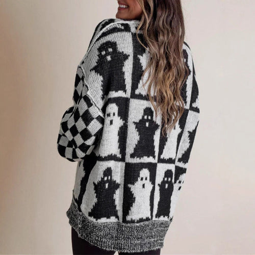 Halloween Loose Autumn And Winter Sweater Dress