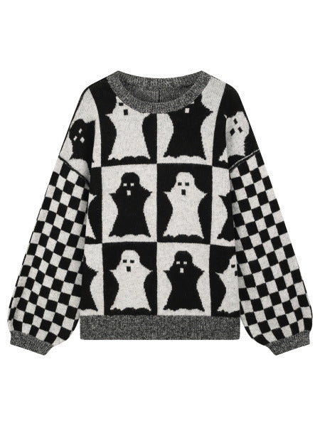 Halloween Loose Autumn And Winter Sweater Dress