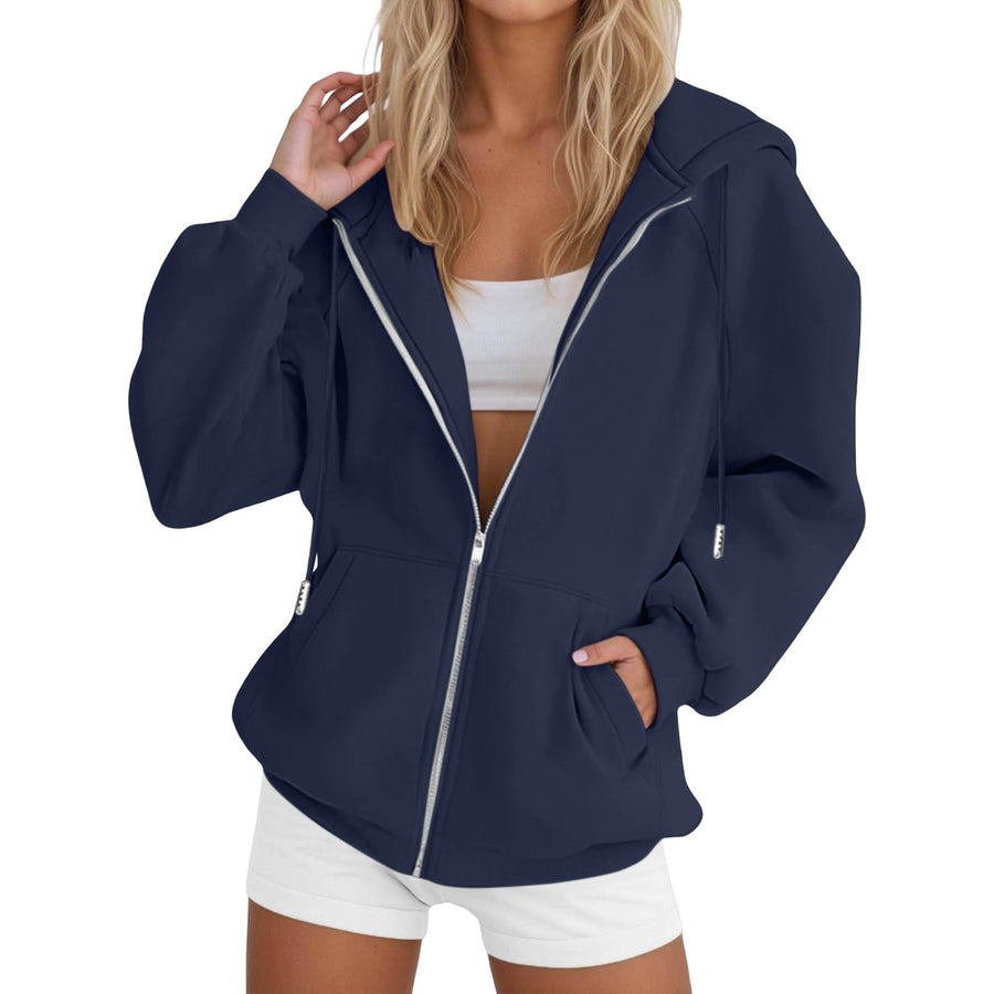 Laid-back Casual Figure-flattering Cardigan Top for Women