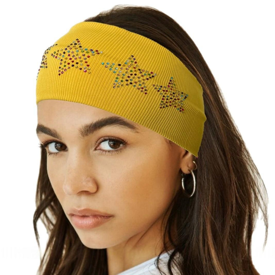 Five-pointed Star Fashion Photo Prop Wide Elastic Headband