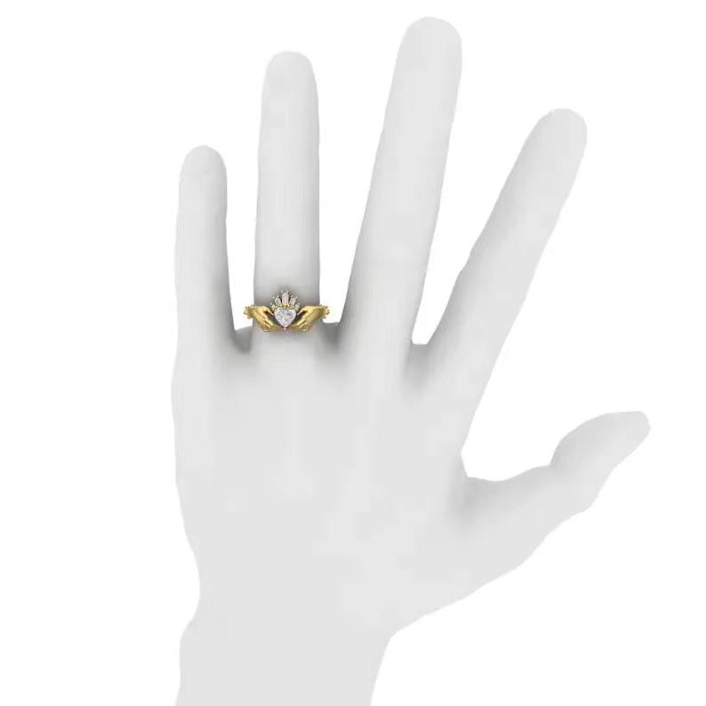 Creative Metal Craft Statement Ring for Unique Style