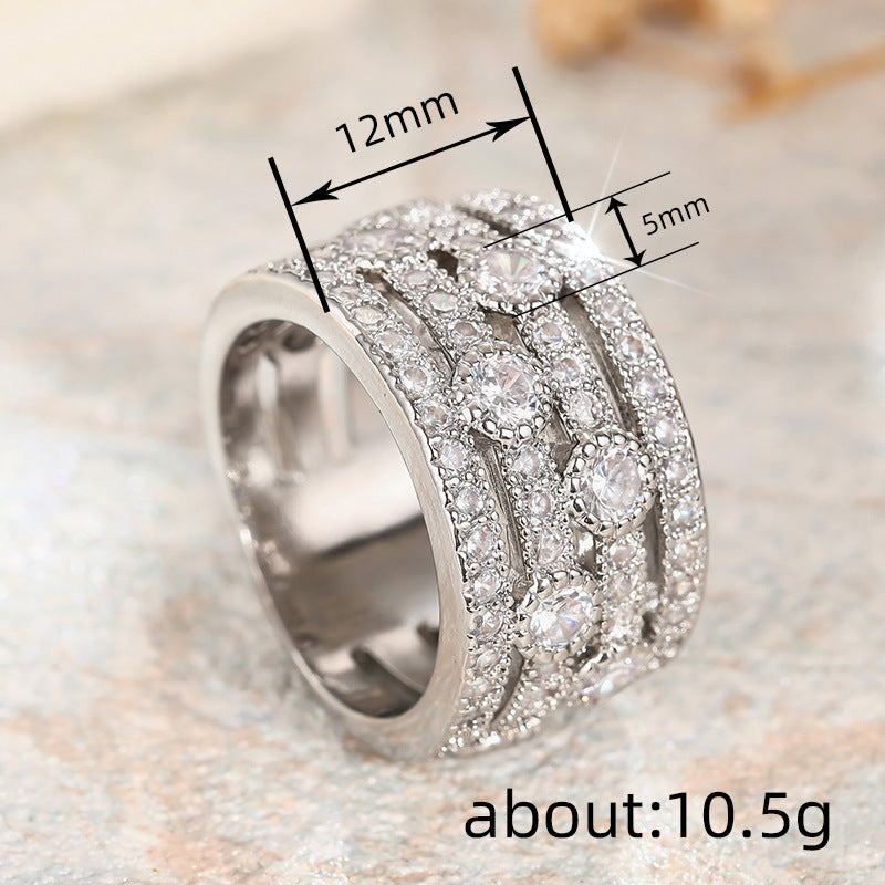 Womens Multi-layered Fashionable Casual Ring