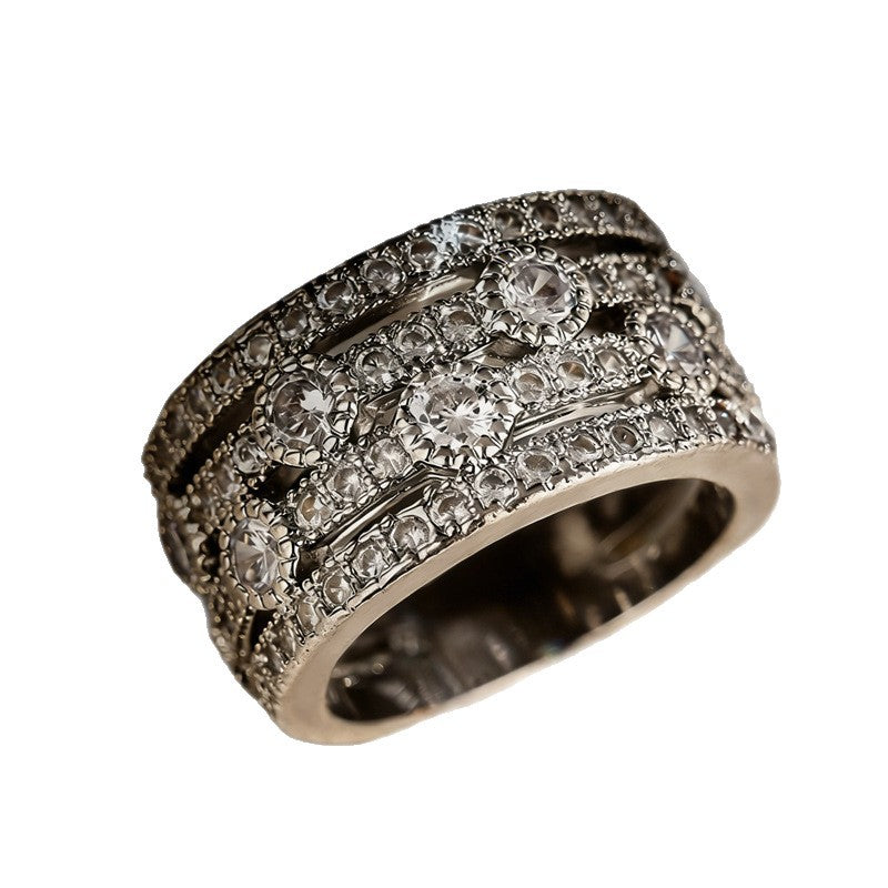 Womens Multi-layered Fashionable Casual Ring