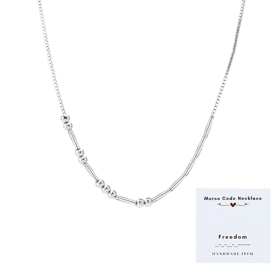 Exquisite Vintage Morse Code Necklace for Layered Looks