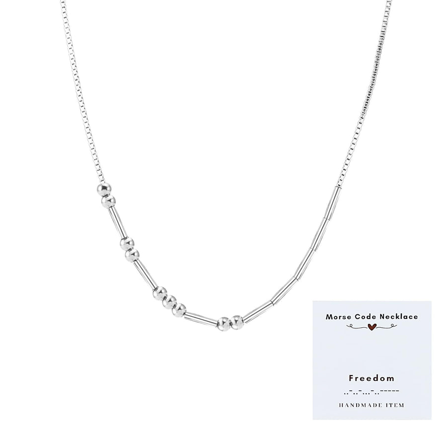 Exquisite Vintage Morse Code Necklace for Layered Looks
