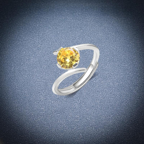 Zircon Open-ended Simple Fashionable Ring for Women