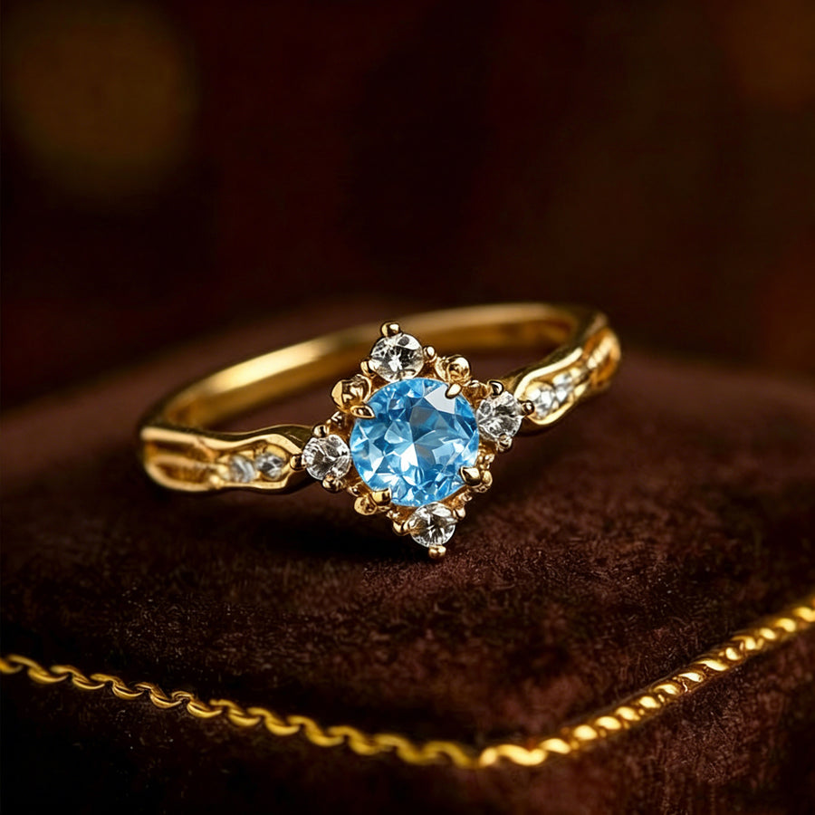 Retro Lily Of The Valley Carved Casual Ring for Women