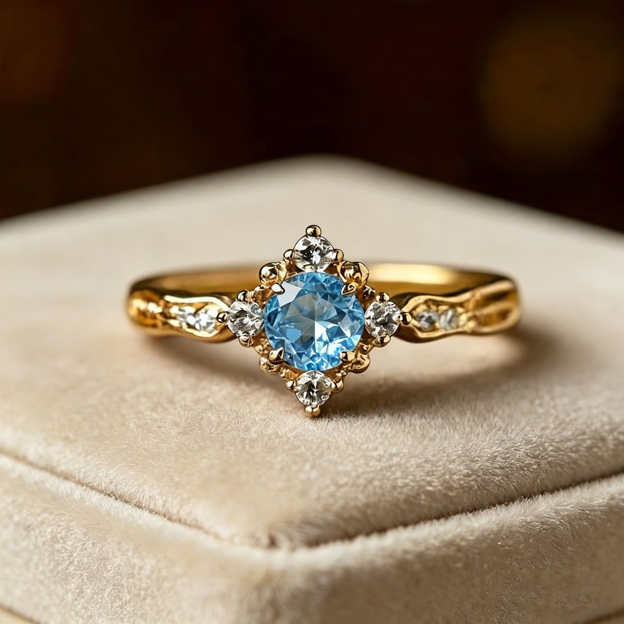 Retro Lily Of The Valley Carved Casual Ring for Women