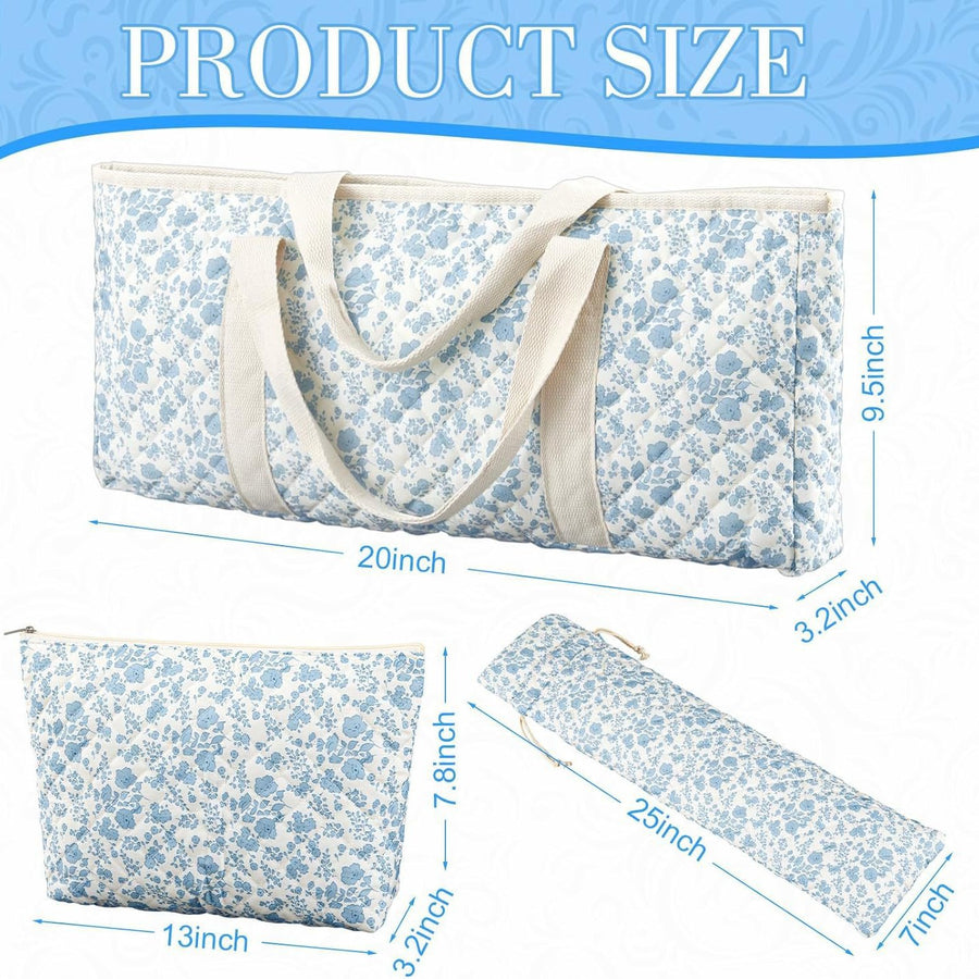 Women's Cross-Border Printed Three-Piece Knit Set