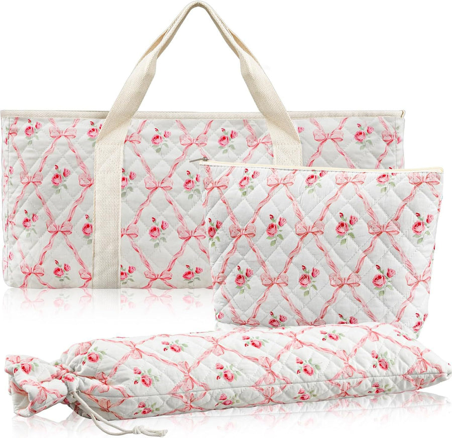 Women's Cross-Border Printed Three-Piece Knit Set