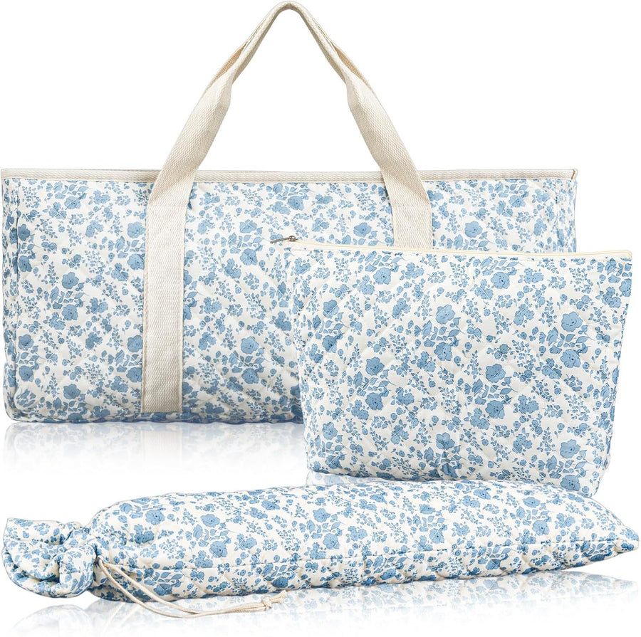 Women's Cross-Border Printed Three-Piece Knit Set