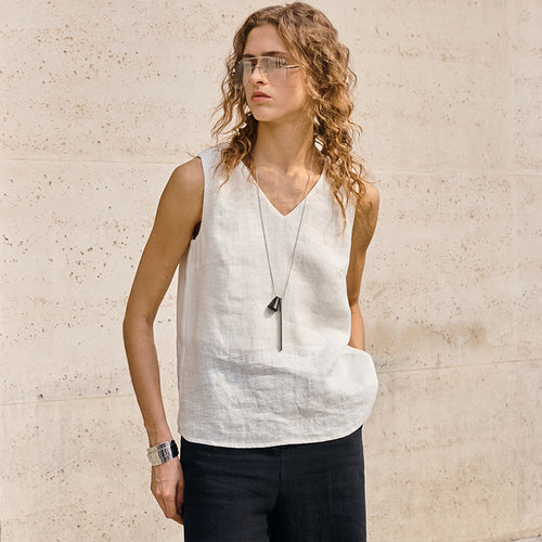 Old-Money-Style Casual Sleeveless Womens Vest