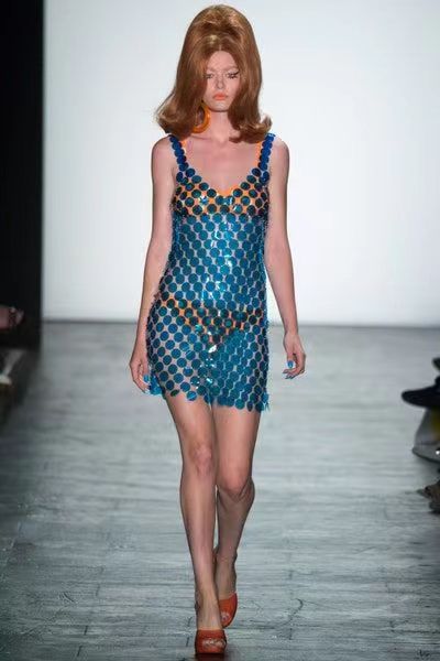 Sexy Beaded And Sequined Strap Dress for Stunning Nights